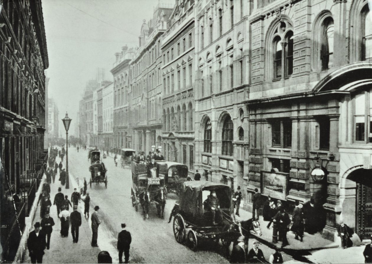 Leadenhall Street, City de Londres, 1895 - English Photographer