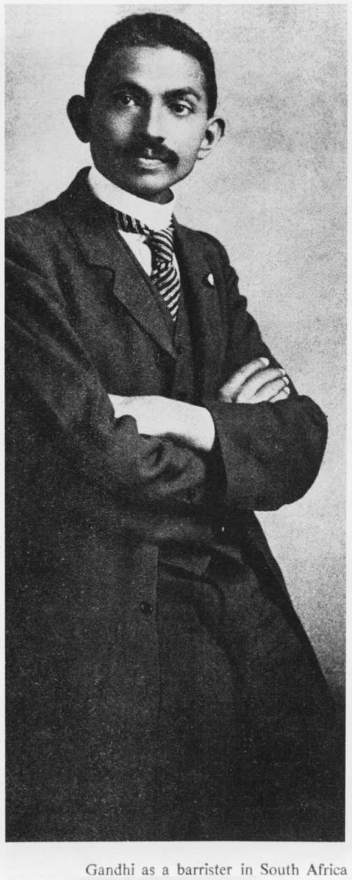 Mahatma Gandhi (1869-1948) en tant qu