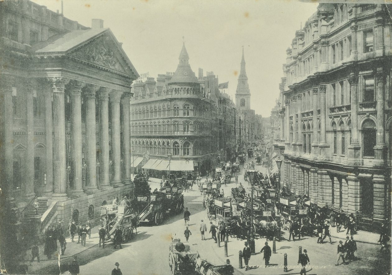 Mappin et Webb, Cheapside, depuis Mansion House vers l