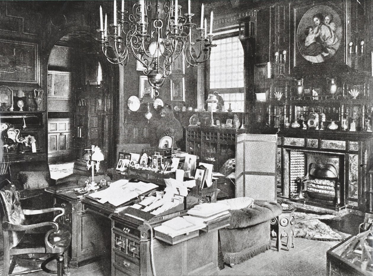 Marlborough House, Pall Mall, Westminster LB : étude du Prince de Galles, 1895 - English Photographer