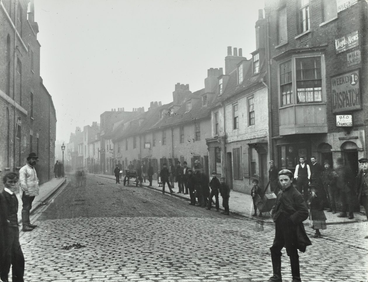 Mill Lane : depuis Deptford Broadway, Londres, 1895 - English Photographer