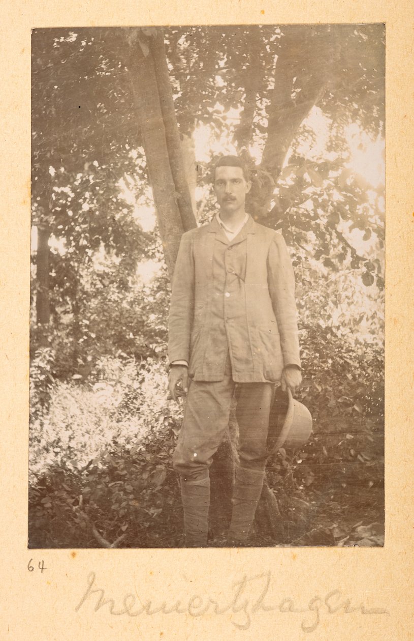Portrait de Richard Meinertzhagen par Bailey, dans les photographies indiennes de F.M. Bailey 1900-03 - English Photographer