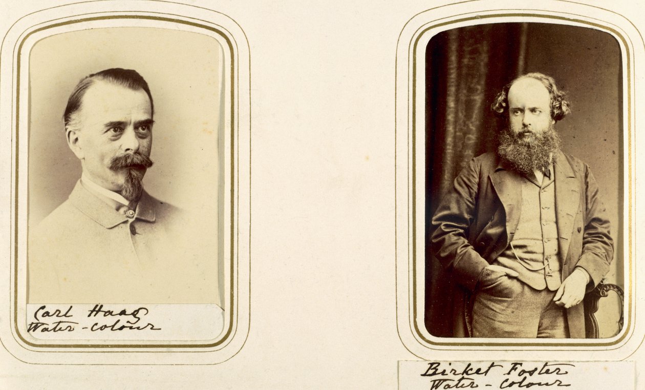 Portraits de Carl Haas et Myles Birket Foster - English Photographer