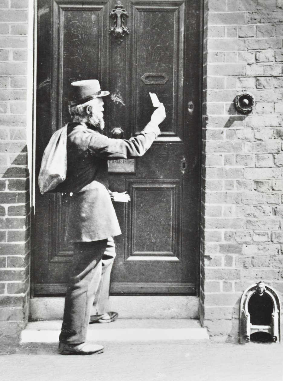 Facteur à King William Walk, Greenwich, 1885 - English Photographer