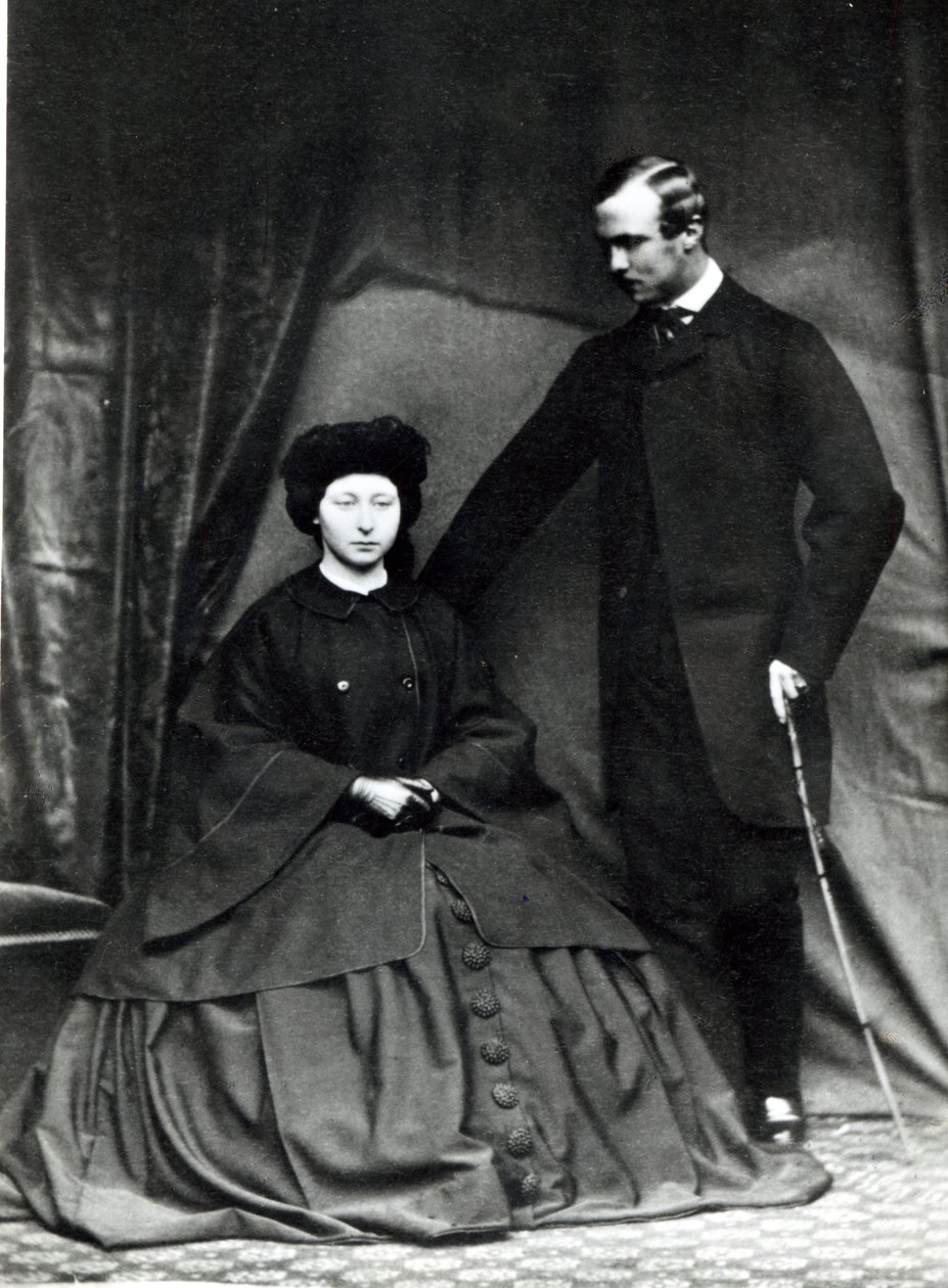 Princesse Alice et Prince Ludwig de Hesse, 1860 - English Photographer