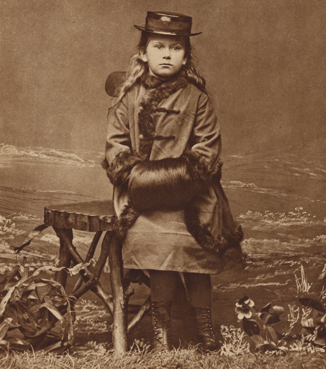 La princesse May, future reine Mary, à l