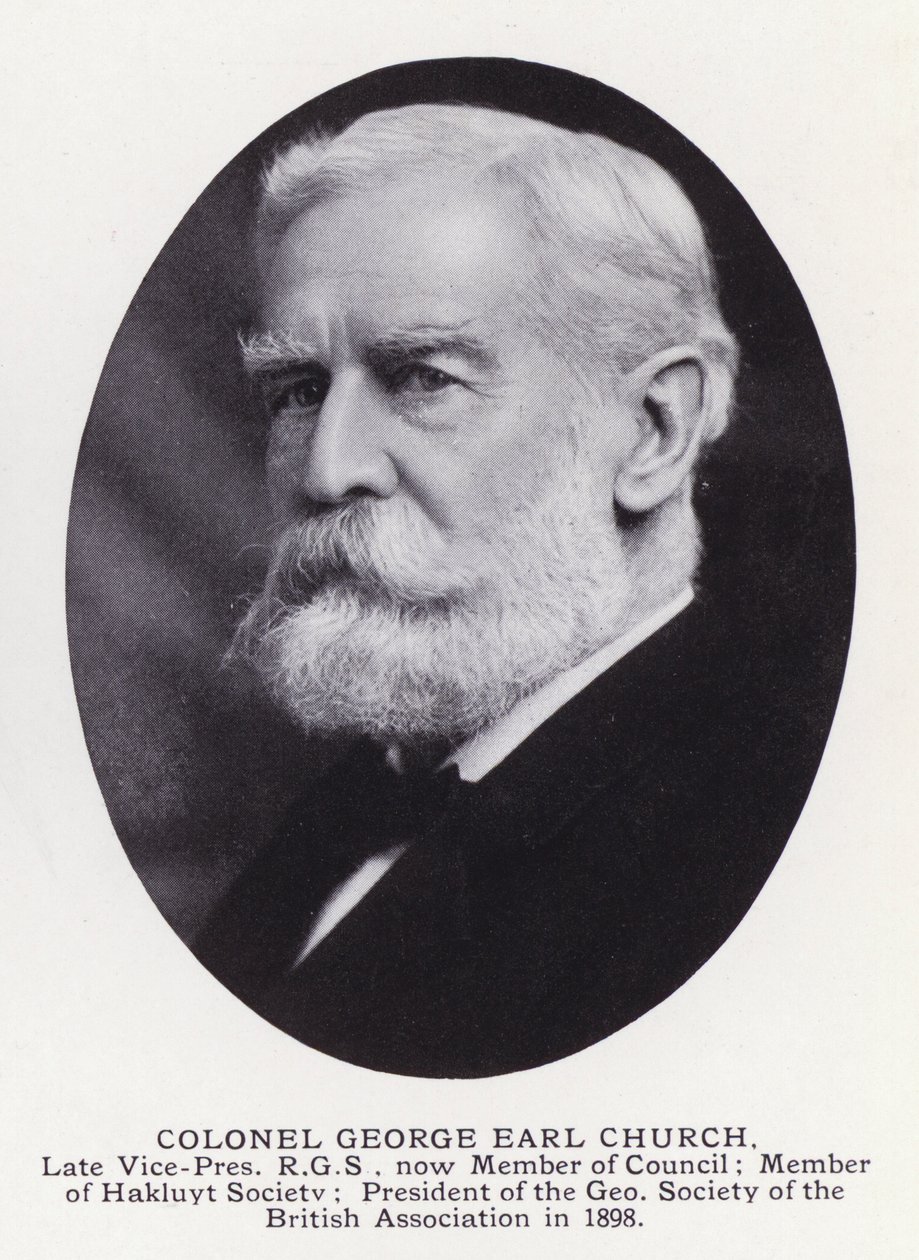 Hommes éminents de Londres : Colonel George Earl Church - English Photographer