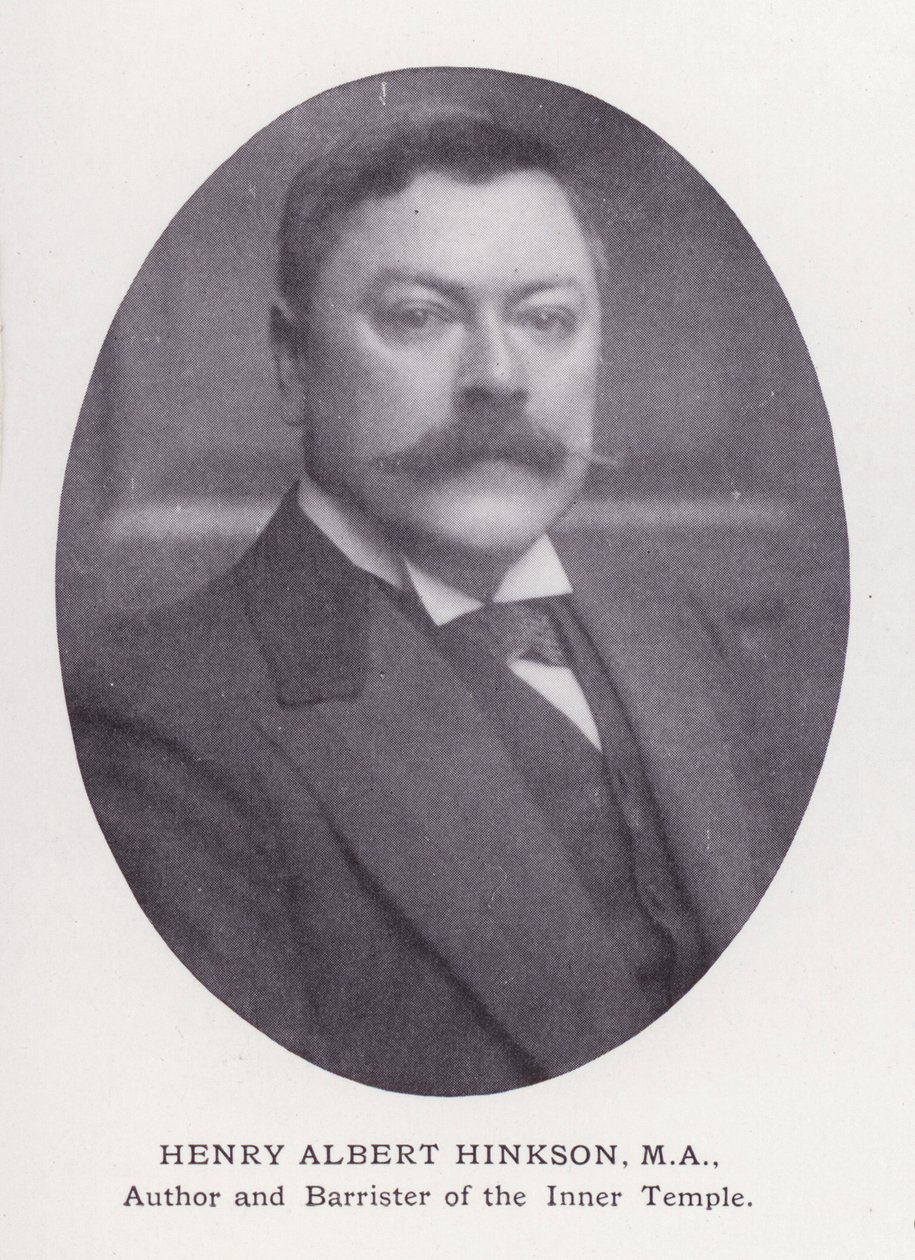 Hommes éminents de Londres : Henry Albert Hinkson - English Photographer