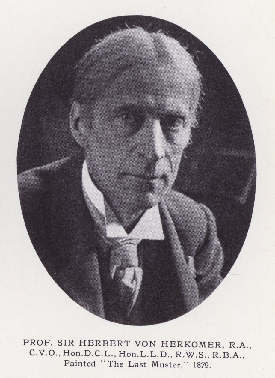 Hommes éminents de Londres : Prof Sir Herbert Von Herkomer - English Photographer