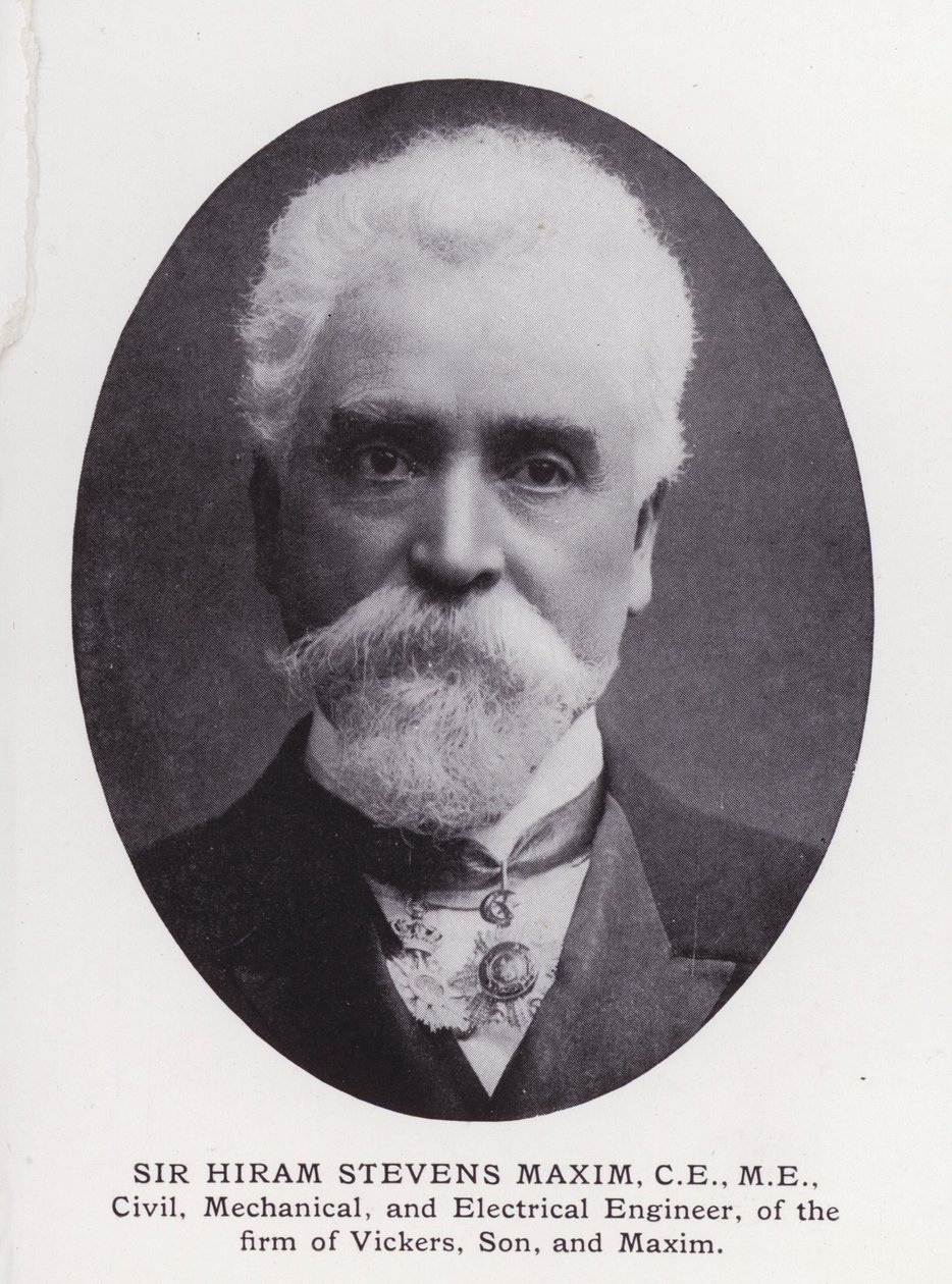 Hommes éminents de Londres : Sir Hiram Stevens Maxim - English Photographer