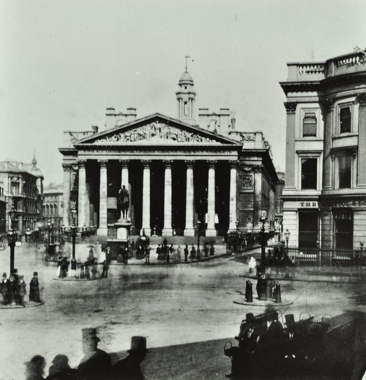 Royal Exchange, Threadneedle Street, City de Londres, 1880 - English Photographer