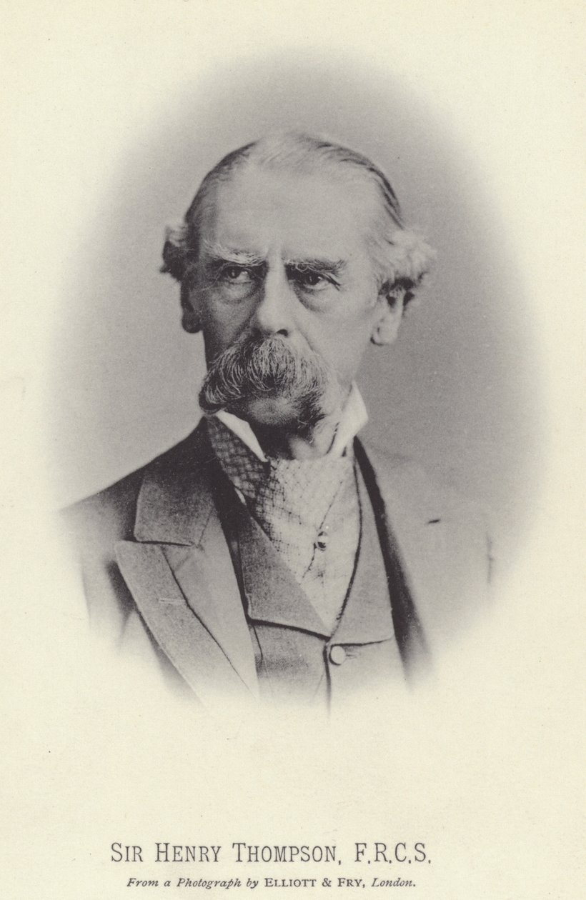Sir Henry Thompson, FRCS (photo n/b) - English Photographer