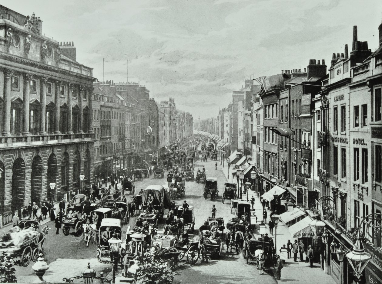 Somerset House, Strand, Westminster : vue vers l