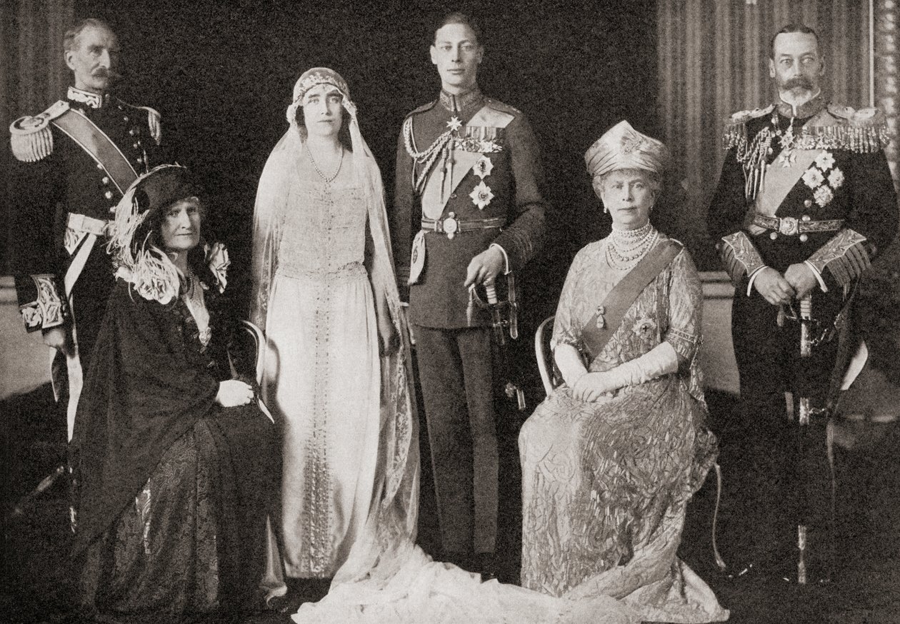 La famille royale britannique au mariage du duc et de la duchesse d