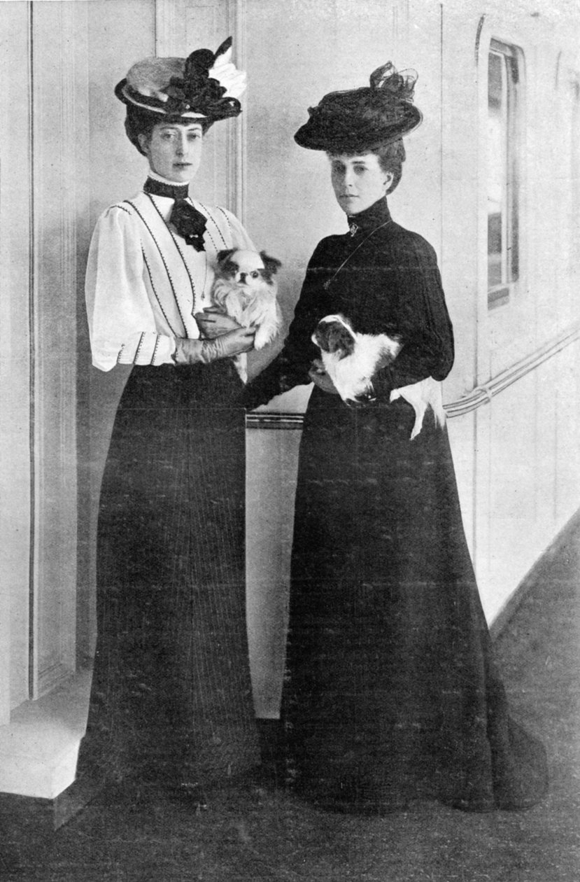 Les derniers portraits de Sa Majesté et de la princesse Victoria de Galles, couverture de The Graphic, 27 octobre 1906 - English Photographer