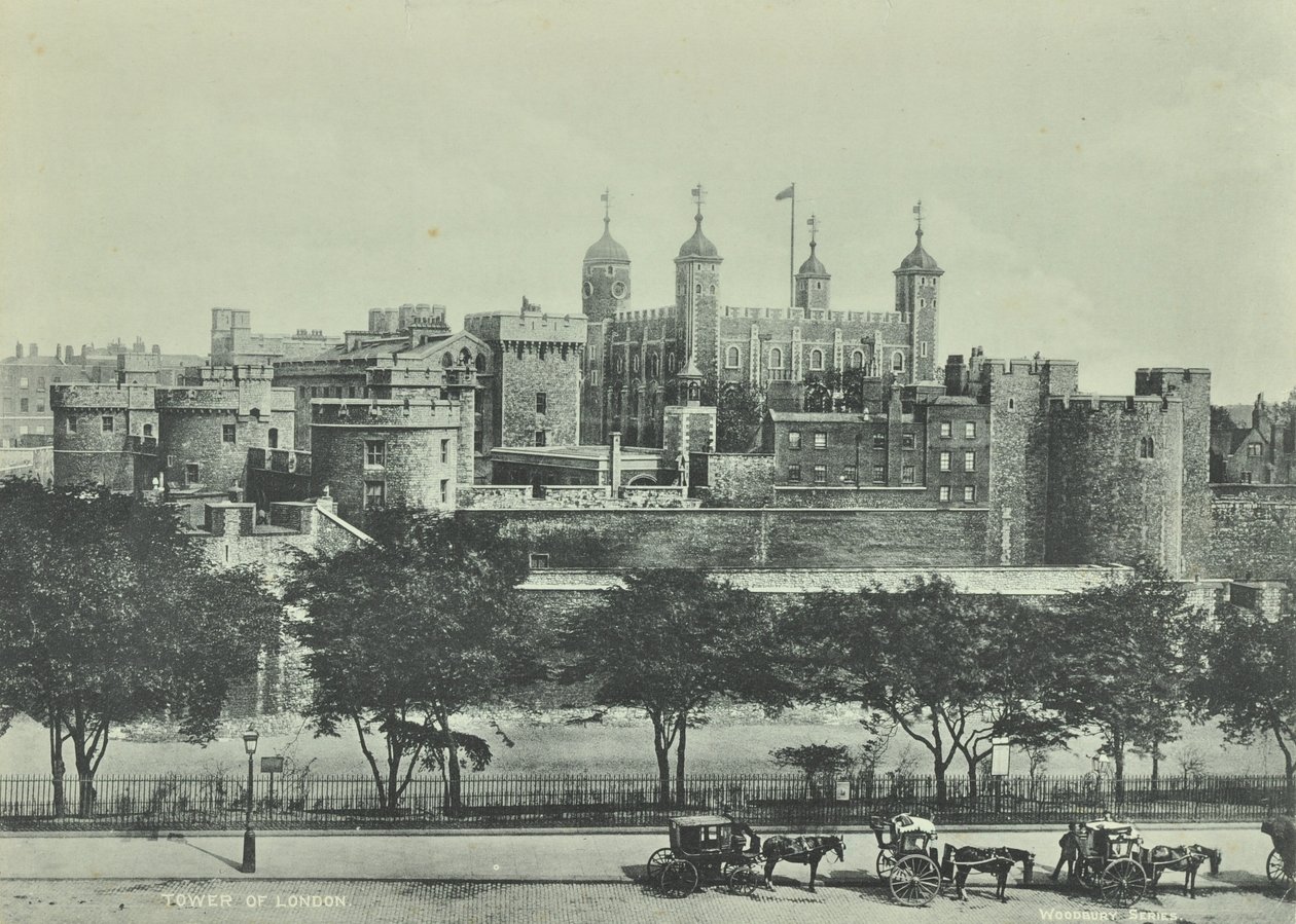 Tour de Londres, Tower Hill, 1890 - English Photographer