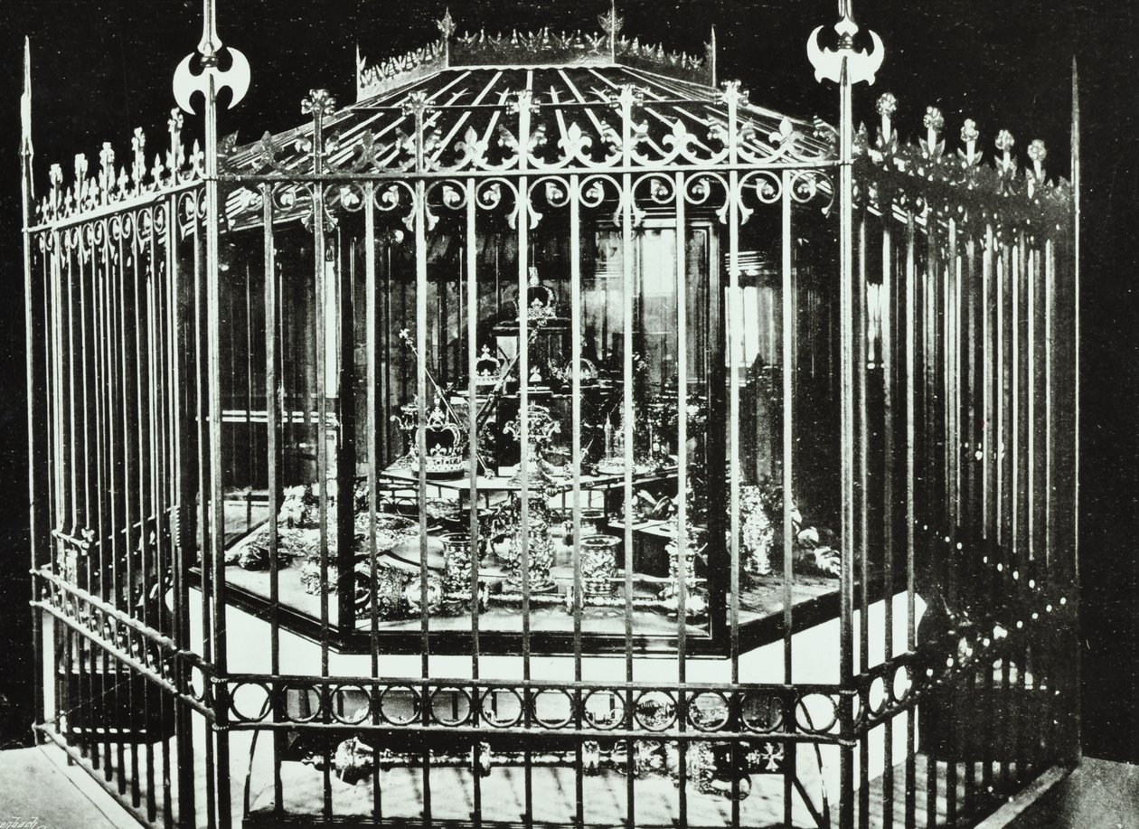 Tour de Londres, Tower Hill : Joyaux de la Couronne, 1890 - English Photographer