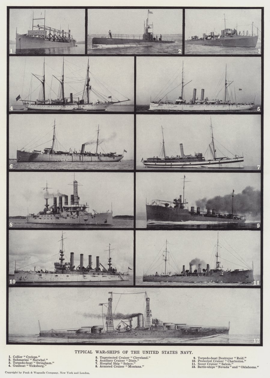 Navires de guerre typiques de la marine américaine (photo n/b) - English Photographer