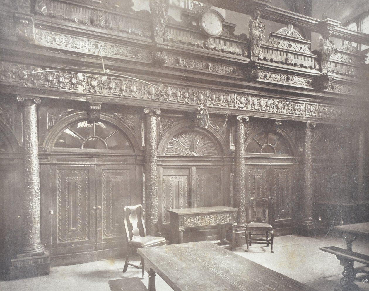 Vue de Grays Inn Hall, Londres, 1885 - English Photographer