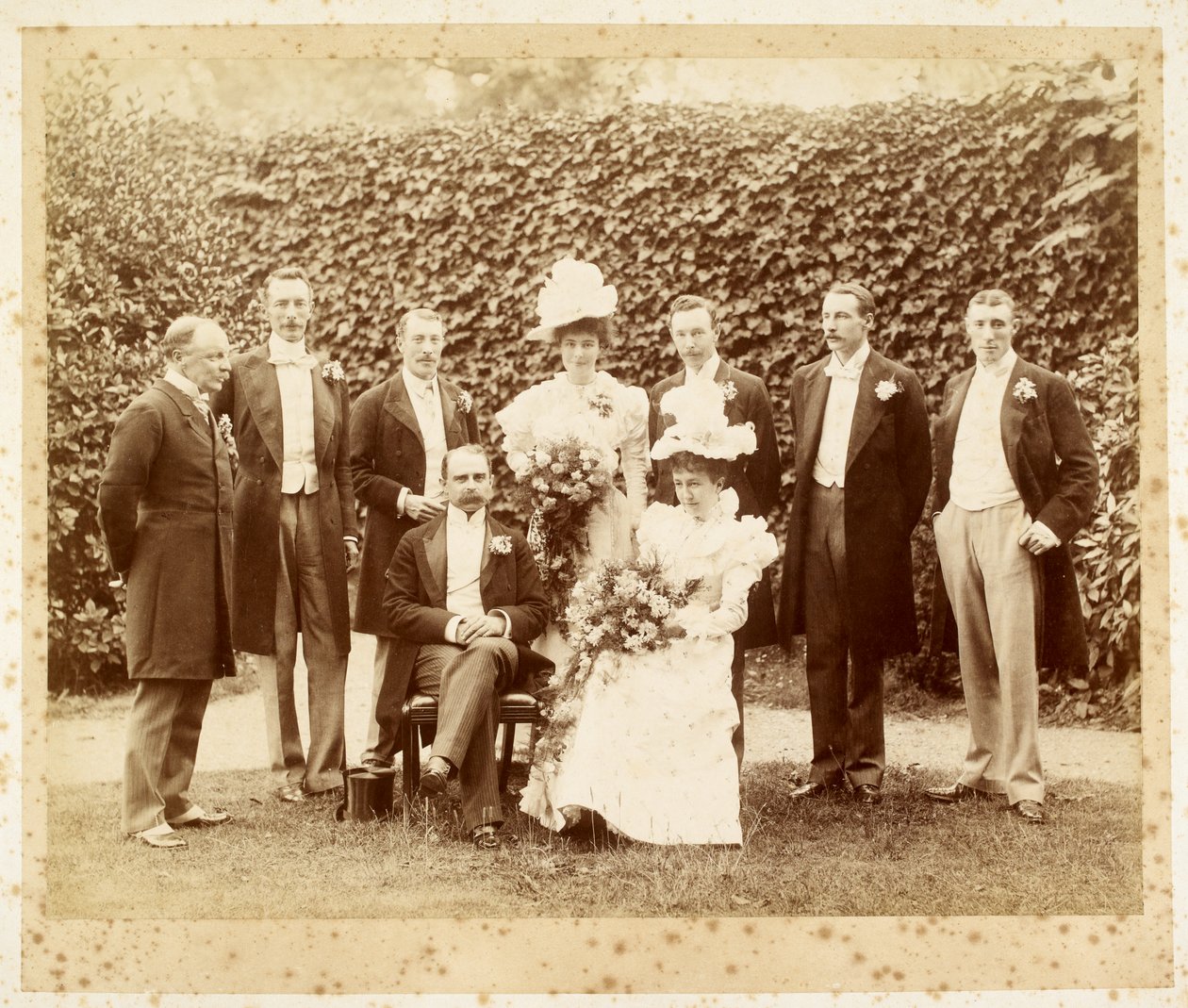 Portrait de mariage de Francis Edward Younghusband et Helen Augusta Magniac, Datchet - English Photographer