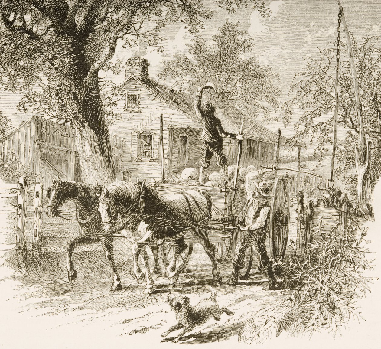 Une ferme au Kansas, de 