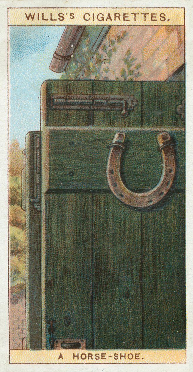 Un fer à cheval (chromolitho) - English School