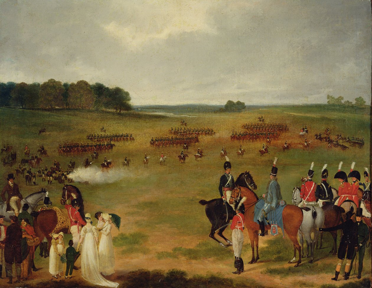 Revue de la cavalerie volontaire de Londres et de l