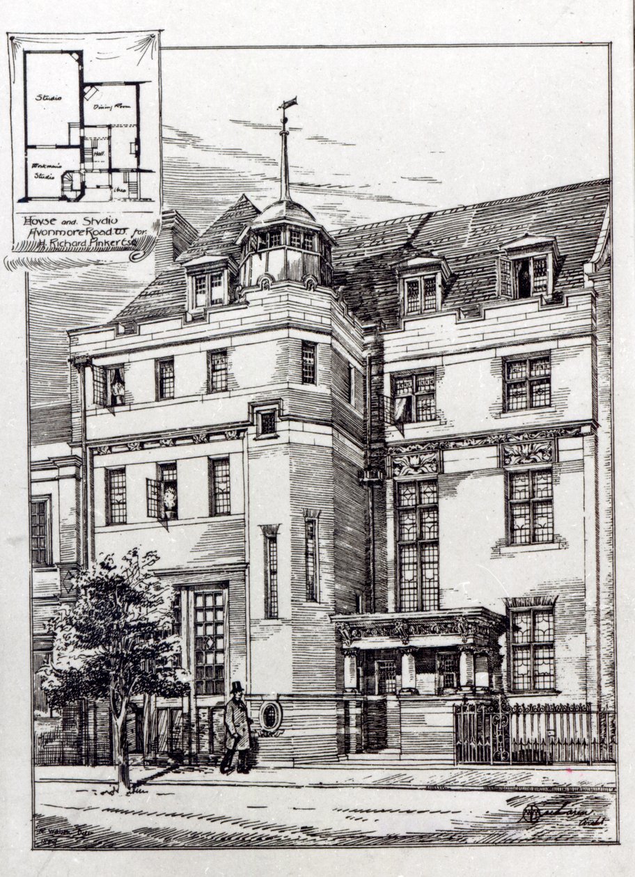 Atelier de sculpteur, 1892 - English School