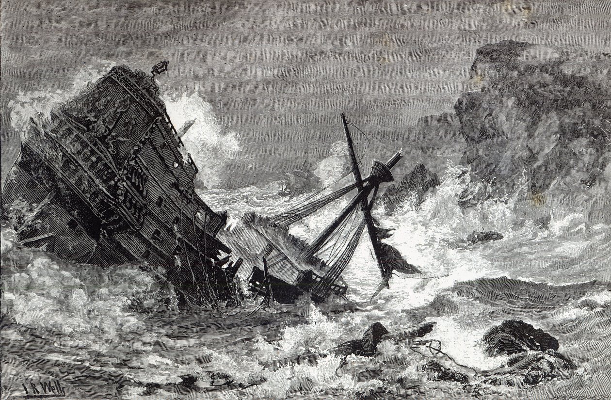 Une tempête de septembre, 1588, de 
