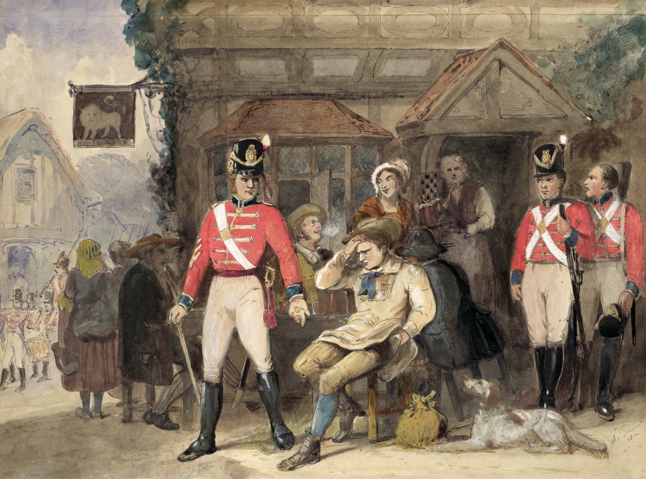 Un shilling pour le roi, 1812 - English School