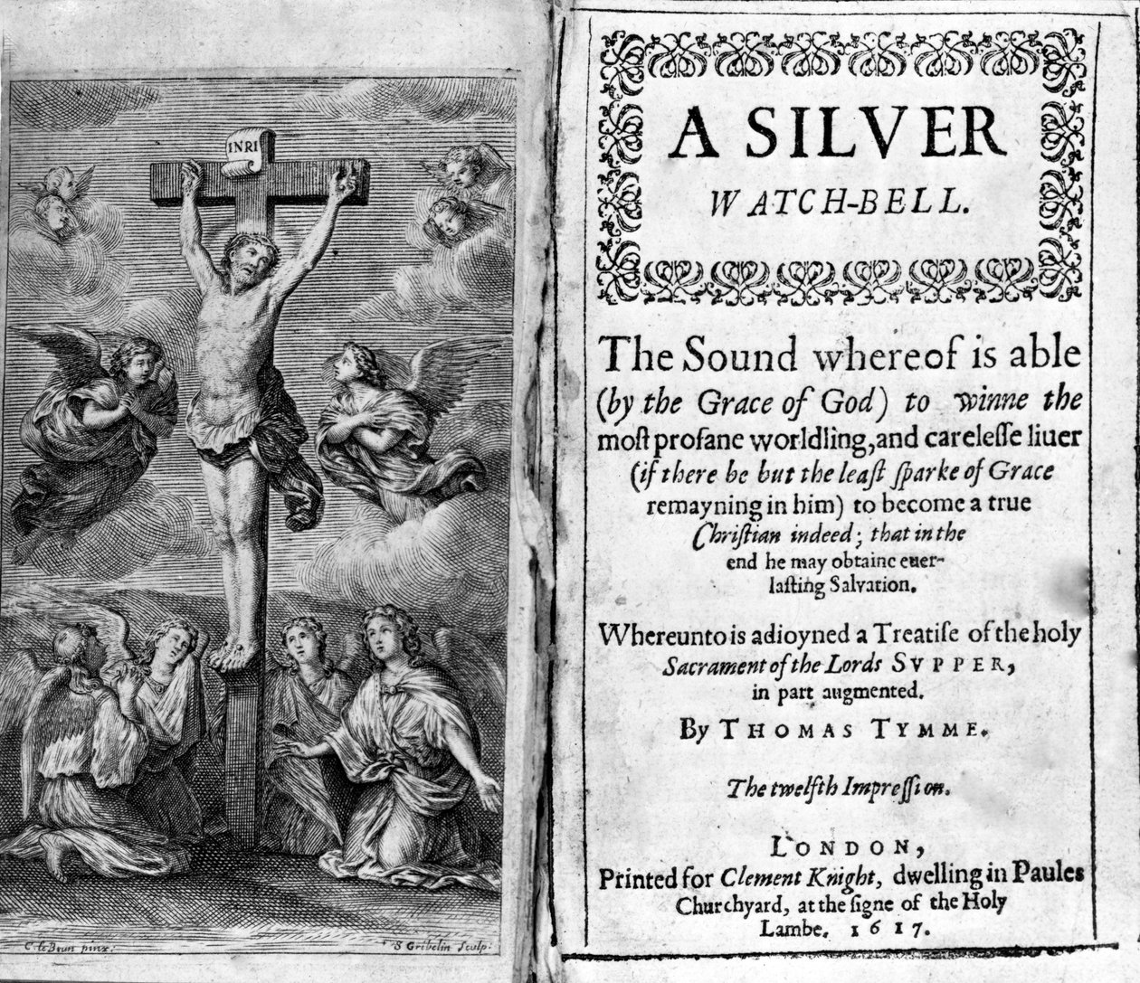 Une cloche de montre en argent par Thomas Tymme, 1617 - English School