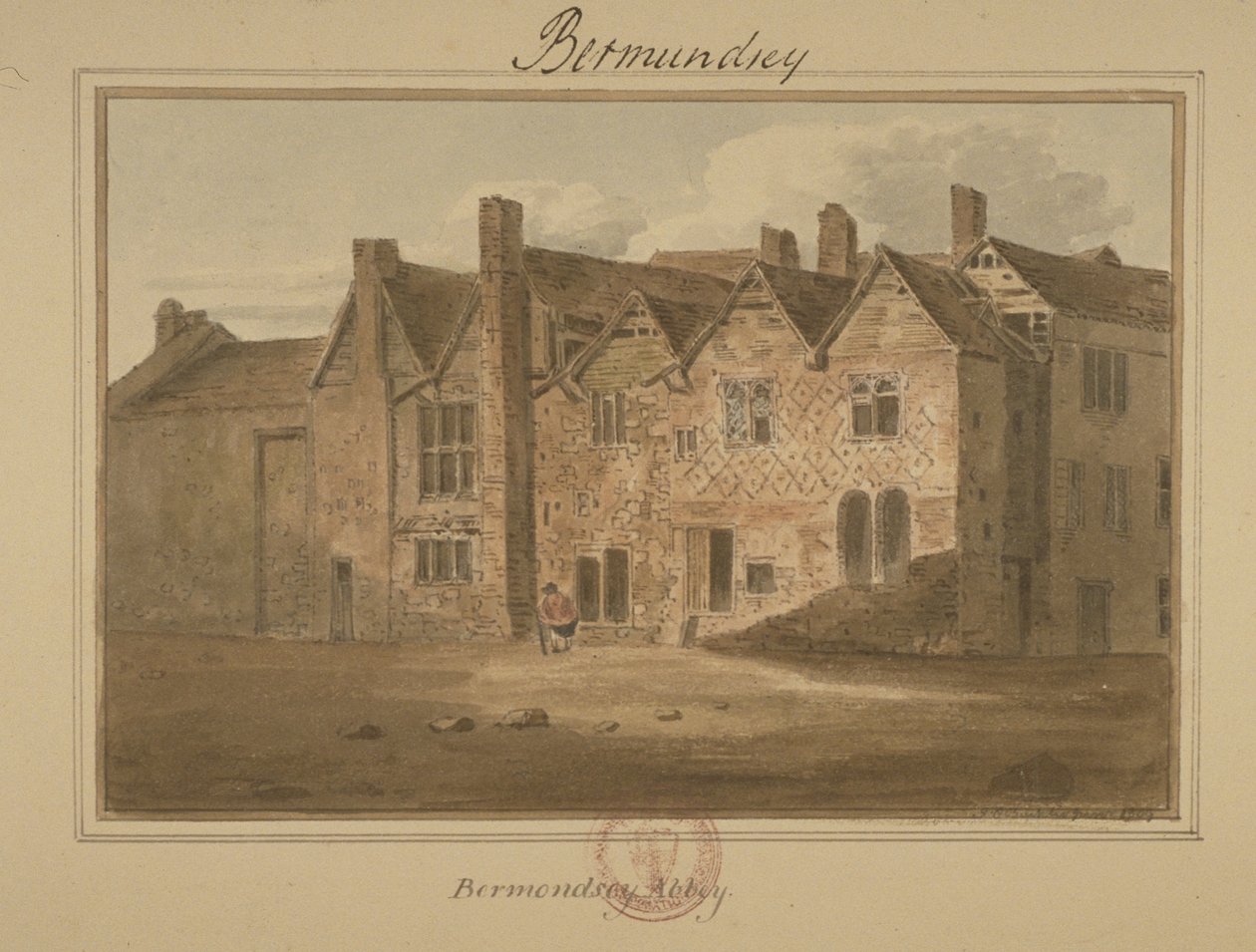 Abbaye de Saint-Sauveur, Bermondsey, 1809 - English School