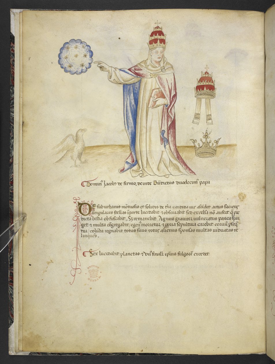 Joachimi Abbatis de Curatio, et Anselmi, Episcopi Marsicani, Vaticinia xxx de Pontificibus Romanis; scil., a Nicolao III. ad Innocentium VIII - English School
