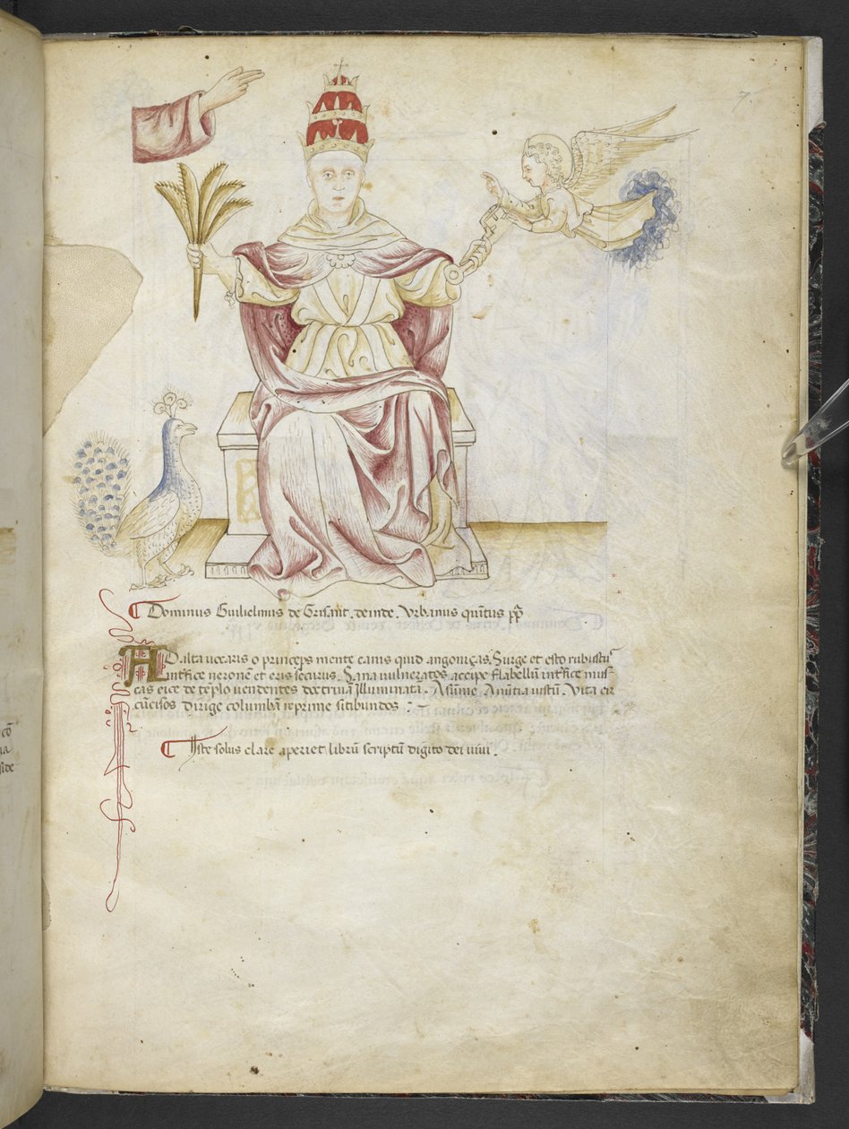 Joachimi Abbatis de Curatio, et Anselmi, Episcopi Marsicani, Vaticinia xxx de Pontificibus Romanis; scil., a Nicolao III. ad Innocentium VIII - English School