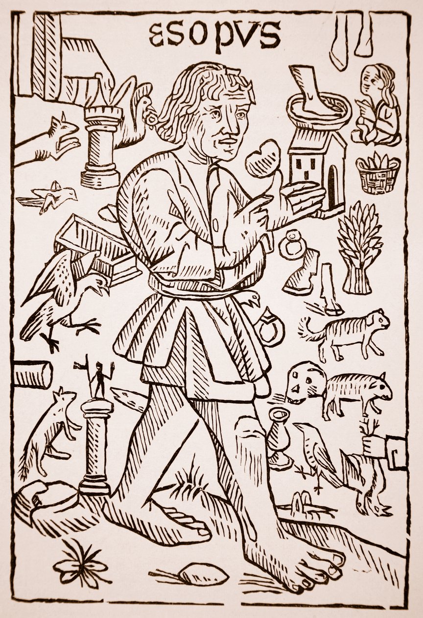 Ésope, frontispice des Fables d