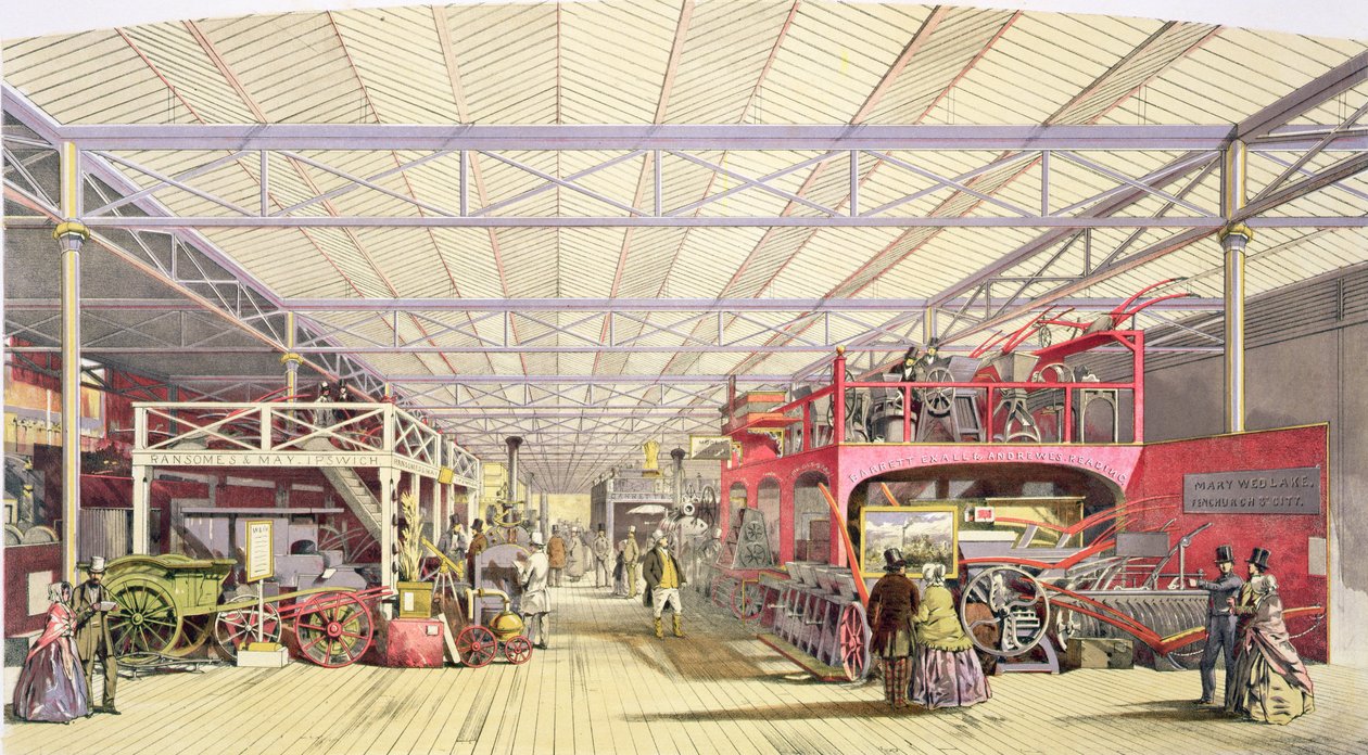 Agriculture, de Dickinsons Comprehensive Pictures of the Great Exhibition of 1851, publié en 1854 - English School