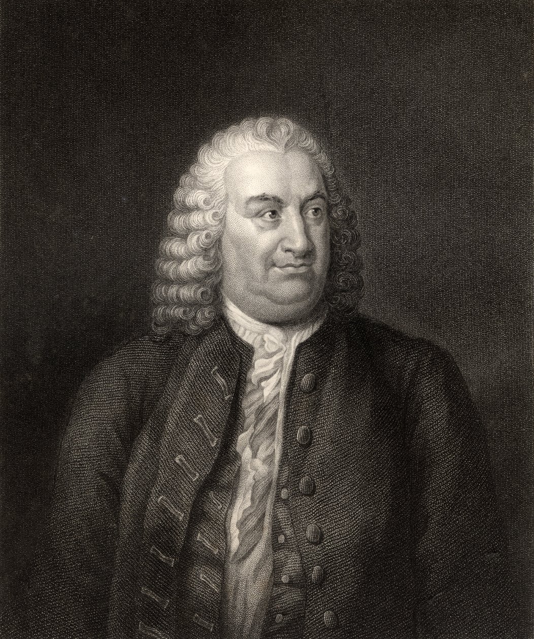 Albert de Haller, gravé par W. Holl, de 