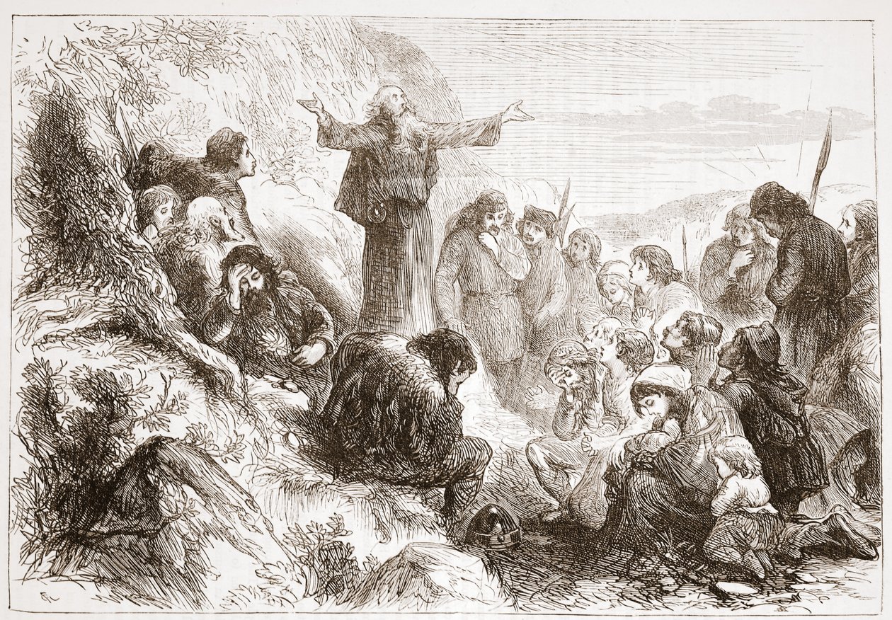 Adorateurs albigeois sur les rives du Rhône, illustration de L