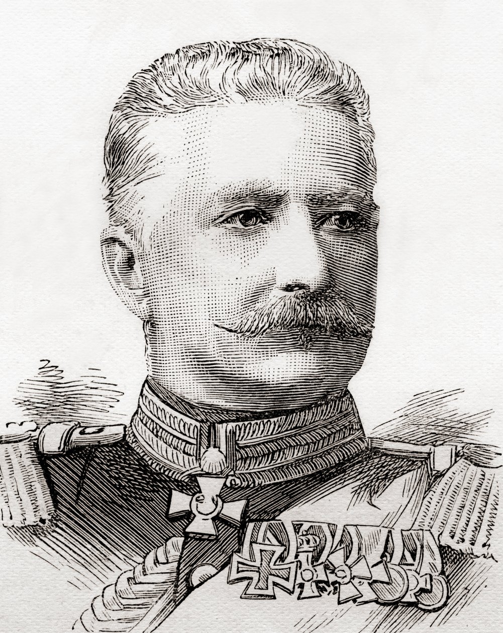Alfred Ludwig Heinrich Karl Graf von Waldersee - English School