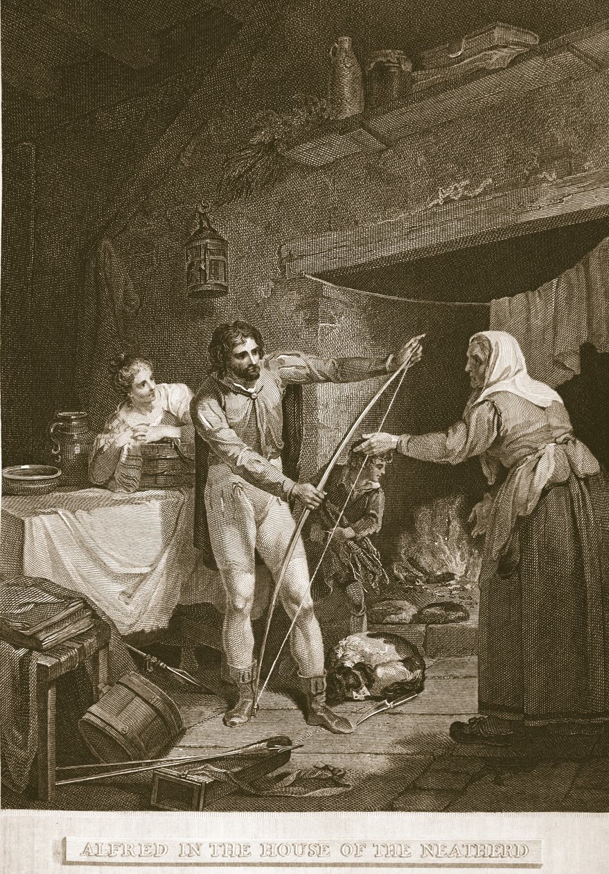 Alfred dans la maison du vacher, illustration de L