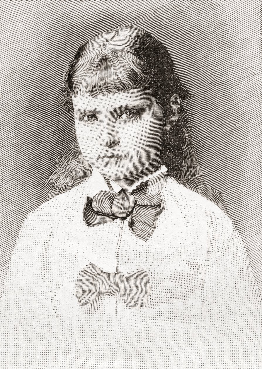 Alix de Hesse et du Rhin plus tard Alexandra Feodorovna - English School