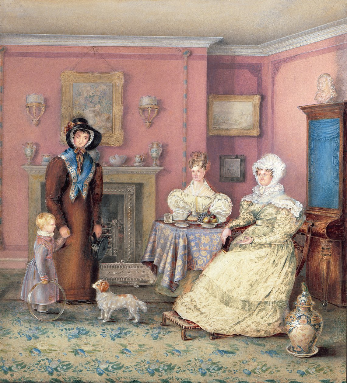Un salon anglais de William IV en fin d