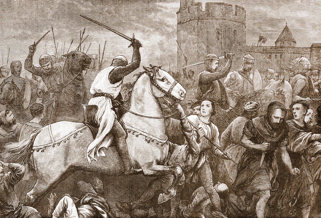 Une croisade papale précoce contre les Vaudois, illustration de 
