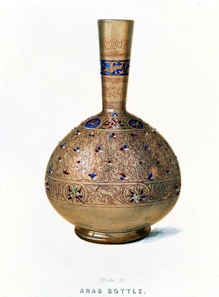 Bouteille arabe, planche IX d