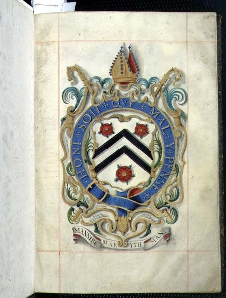 Archive 3693 fol.1 Armoiries d