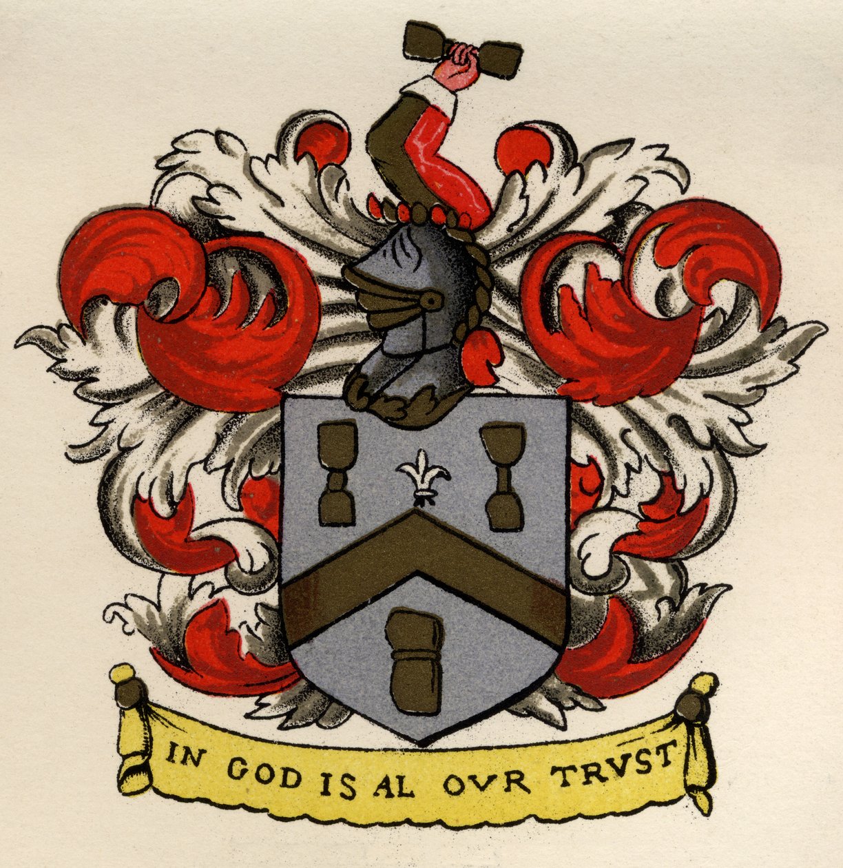 Armoiries des maçons et tuiliers du chapitre de Gateshead, 1671, de L