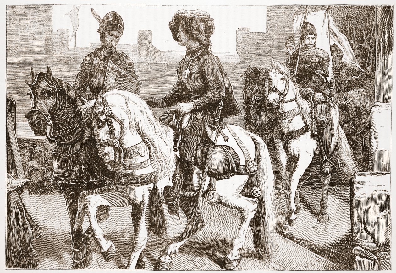 Arrivée des députés hussites à Bâle, illustration de L