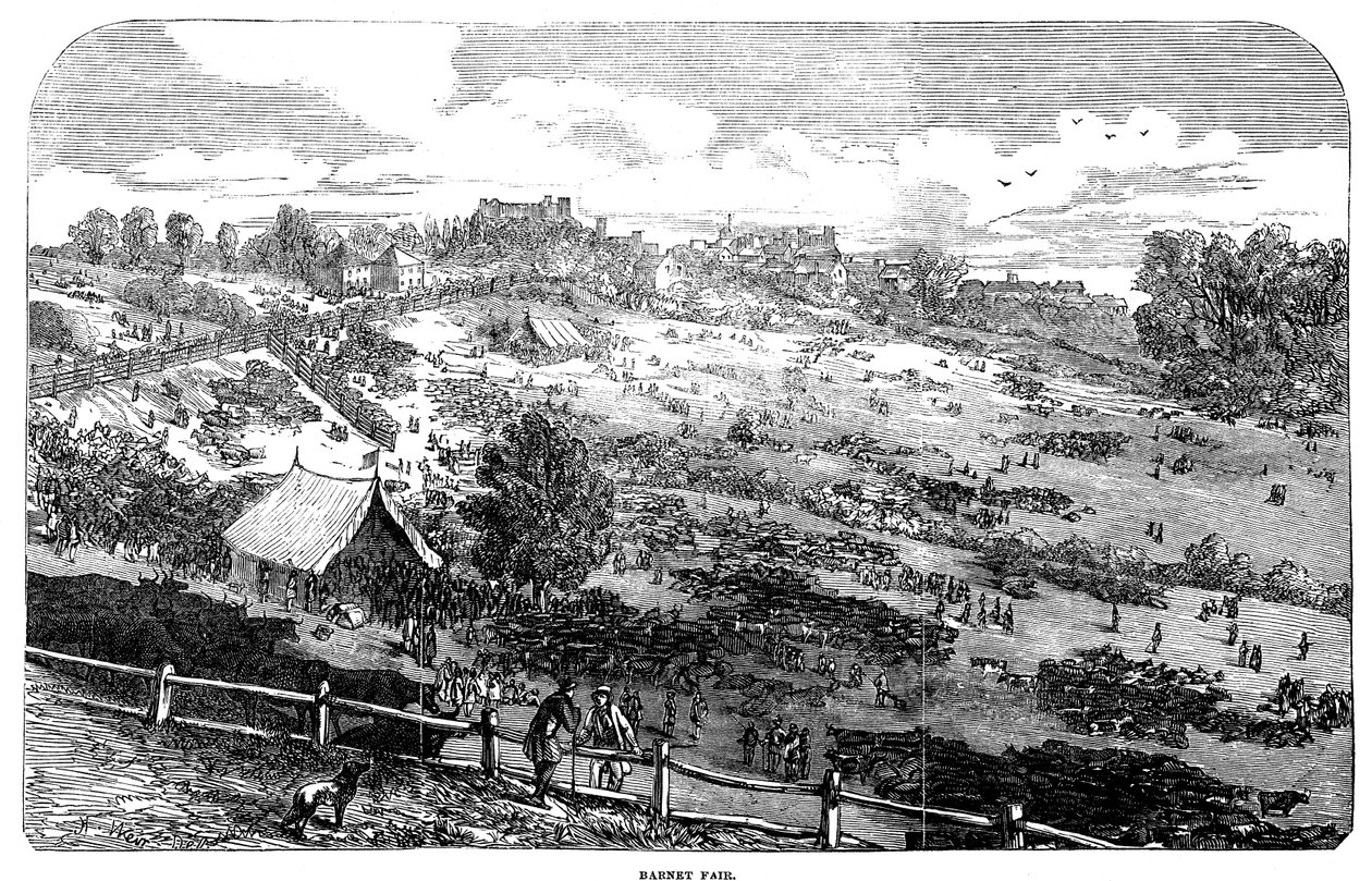 Foire de Barnet, 1849 - English School