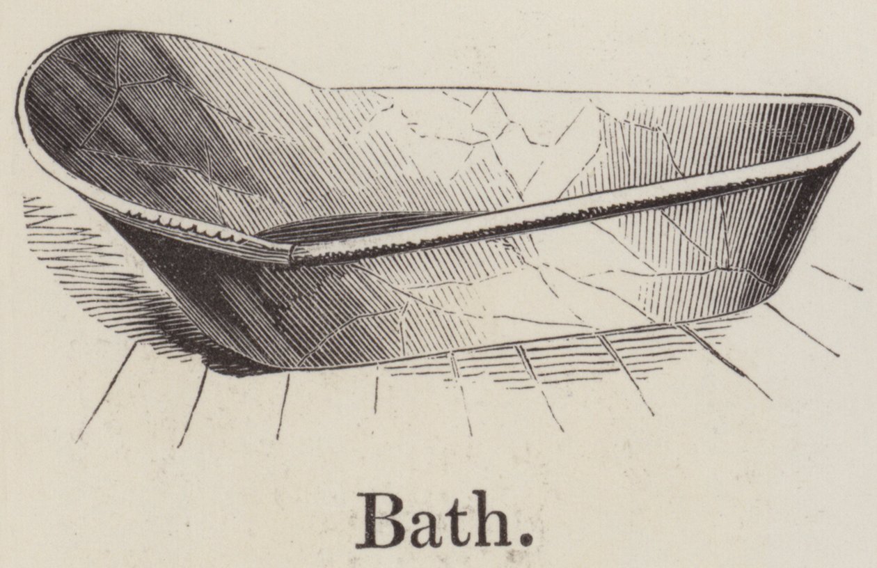 Bath (gravure) - English School