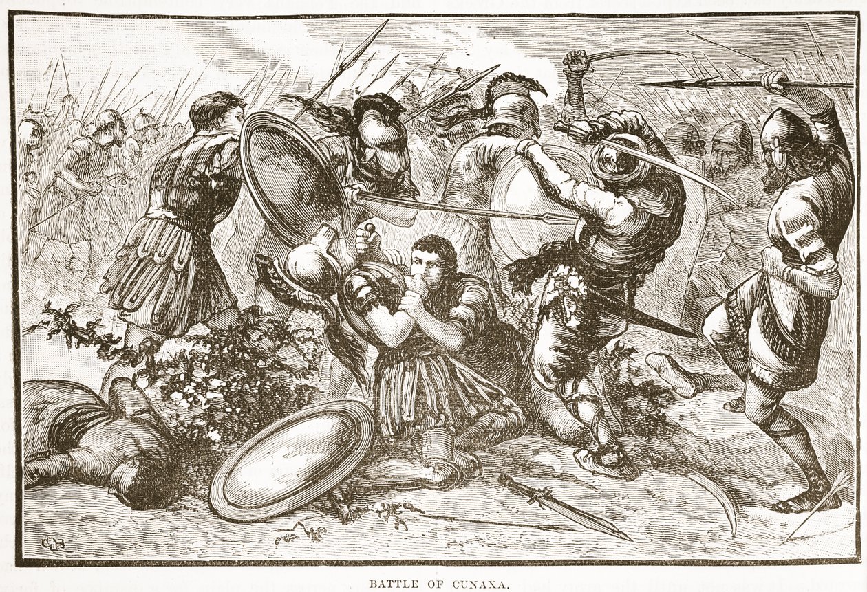 Bataille de Counaxa - English School